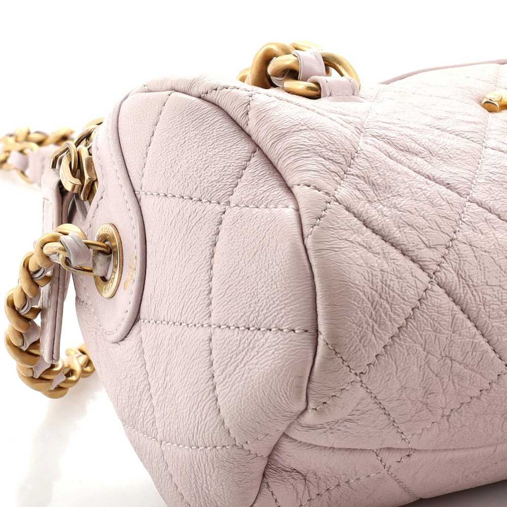 CHANEL Fashion Therapy Bowling Bag Quilted Shiny … - image 7