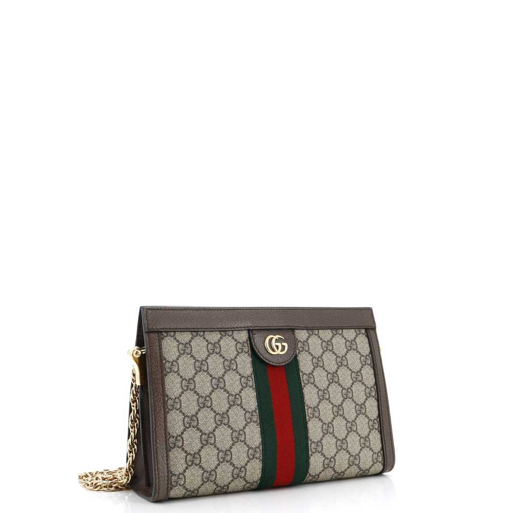 GUCCI Ophidia Chain Shoulder Bag GG Coated Canvas… - image 2