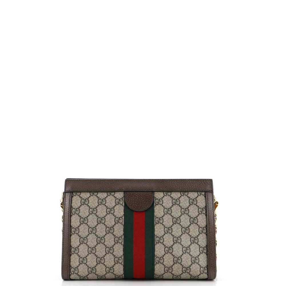 GUCCI Ophidia Chain Shoulder Bag GG Coated Canvas… - image 3