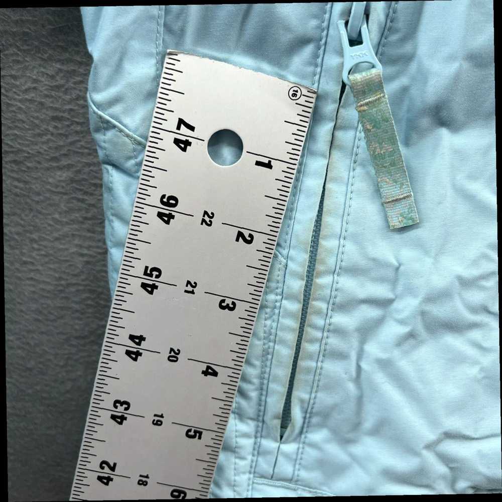 Vintage Light Blue Insulated Hooded Full Zip Ski … - image 3