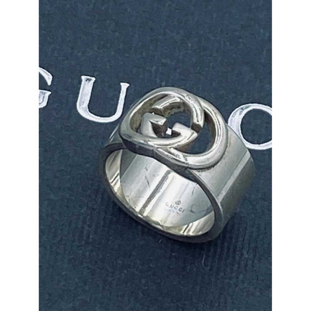 Gucci Gg Running silver ring - image 3