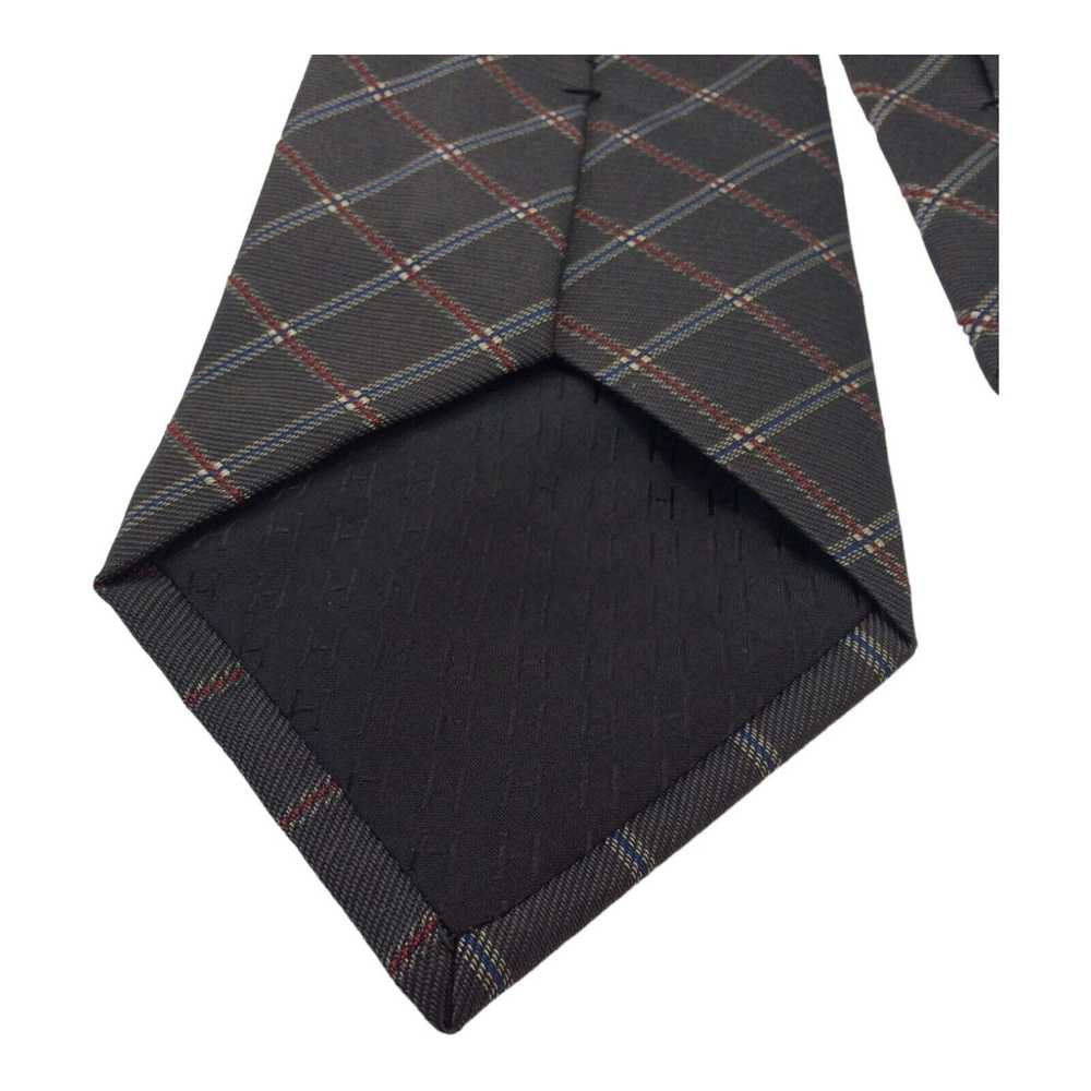 Hermes HERMES PARIS Vintage Gray Plaids & Checks … - image 7