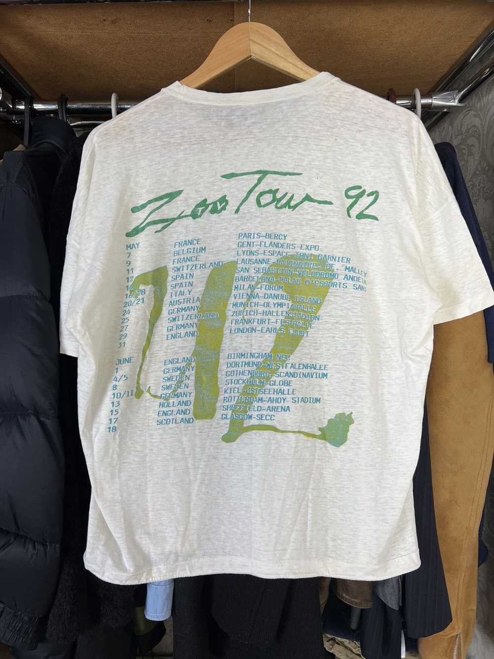 Band Tees × Rock Band × Vintage Vintage 1992 U2 T… - image 5