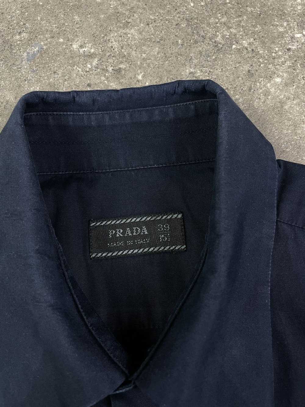 Prada × Vintage Vintage Prada Milano Navy Button … - image 4