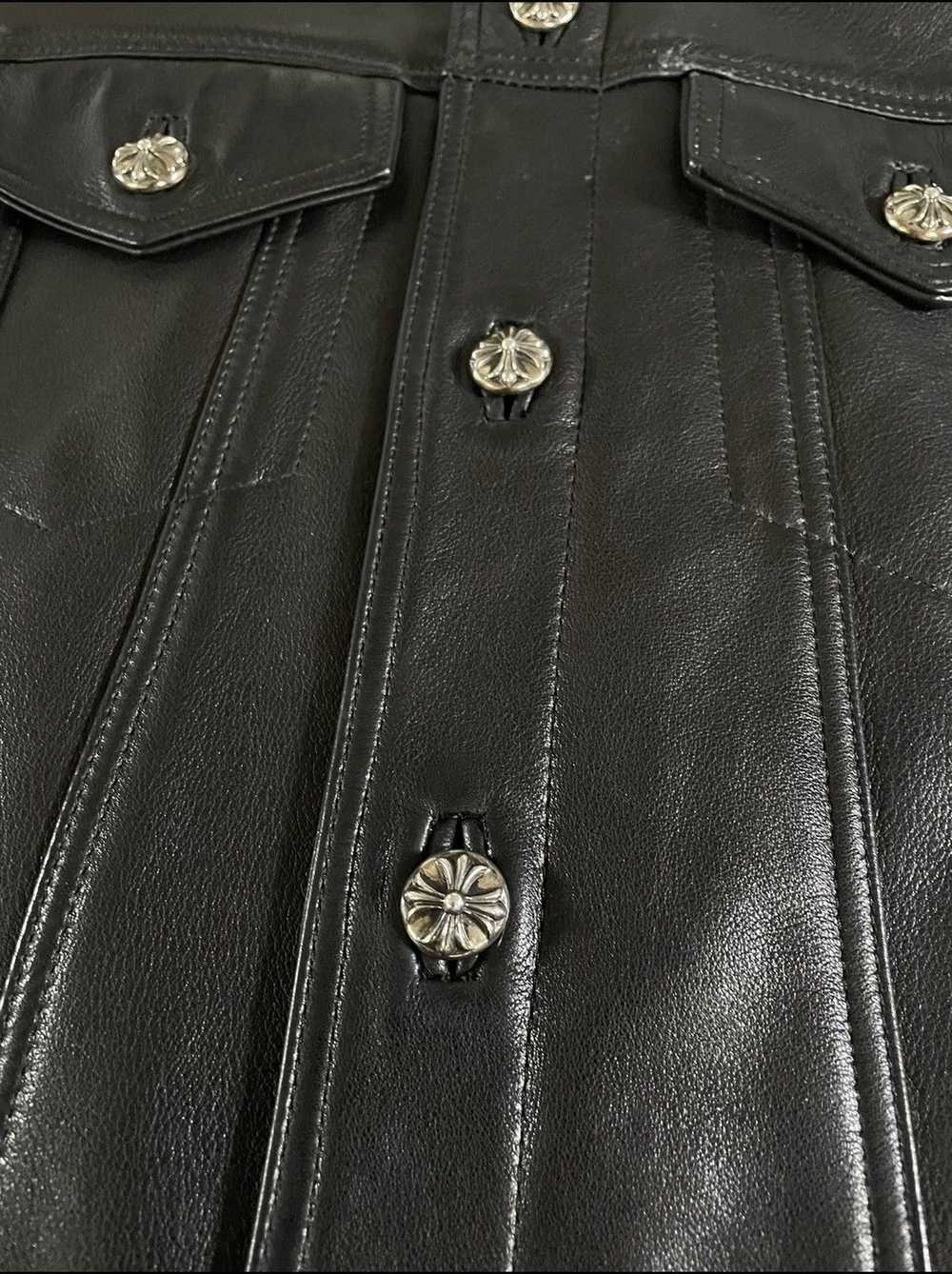 Chrome Hearts Chrome Hearts Leather/Nylon Biker J… - image 5