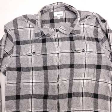 Sonoma Sonoma Windowpane Flannel Shirt Mens Size … - image 1