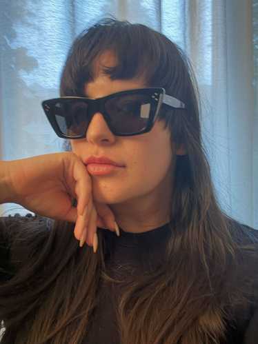 Celine Black Cat-eye Acetate Sunglasses with Origi