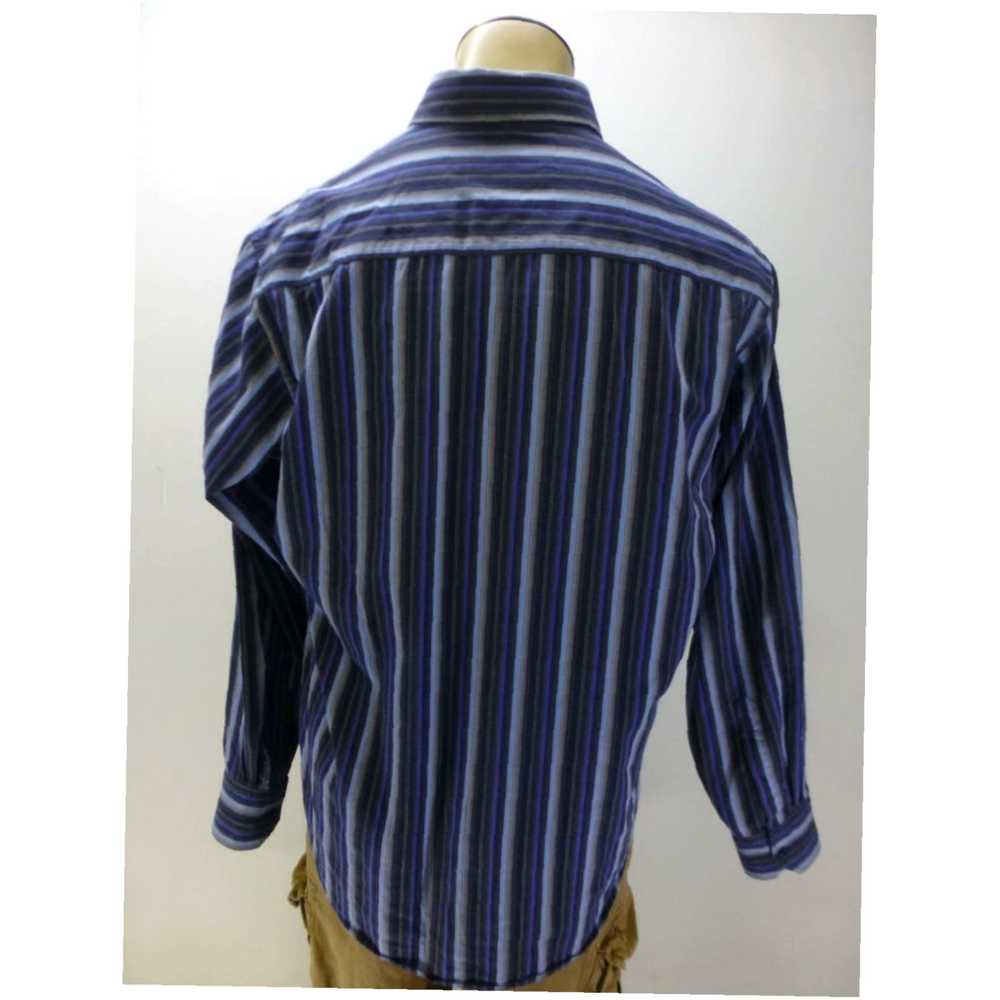 Bugatchi BUGATCHI UOMO blue striped Long Sleeve b… - image 7