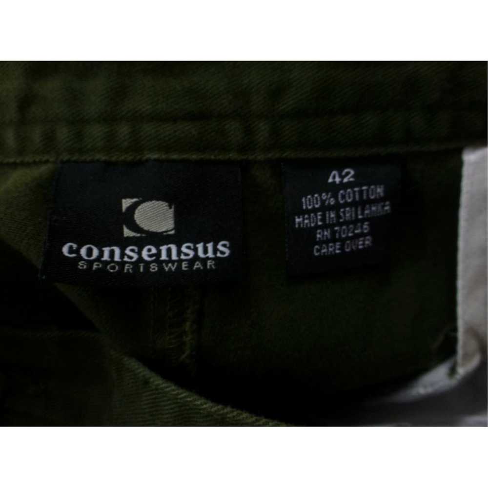 Vintage Consensus Sportswear green Cargo Shorts b… - image 6