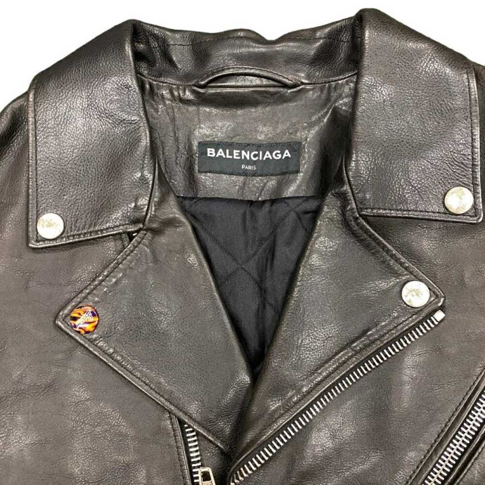 Balenciaga Leather jacket - image 2