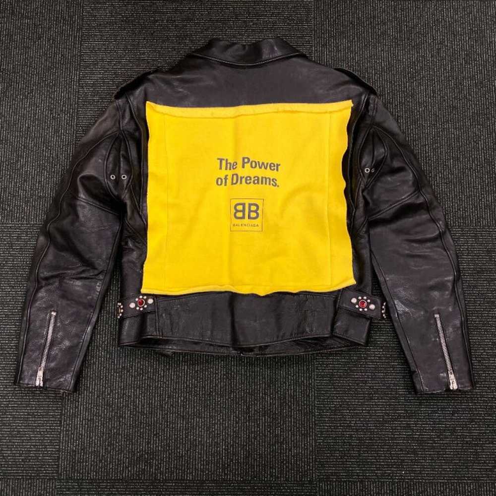 Balenciaga Leather jacket - image 3