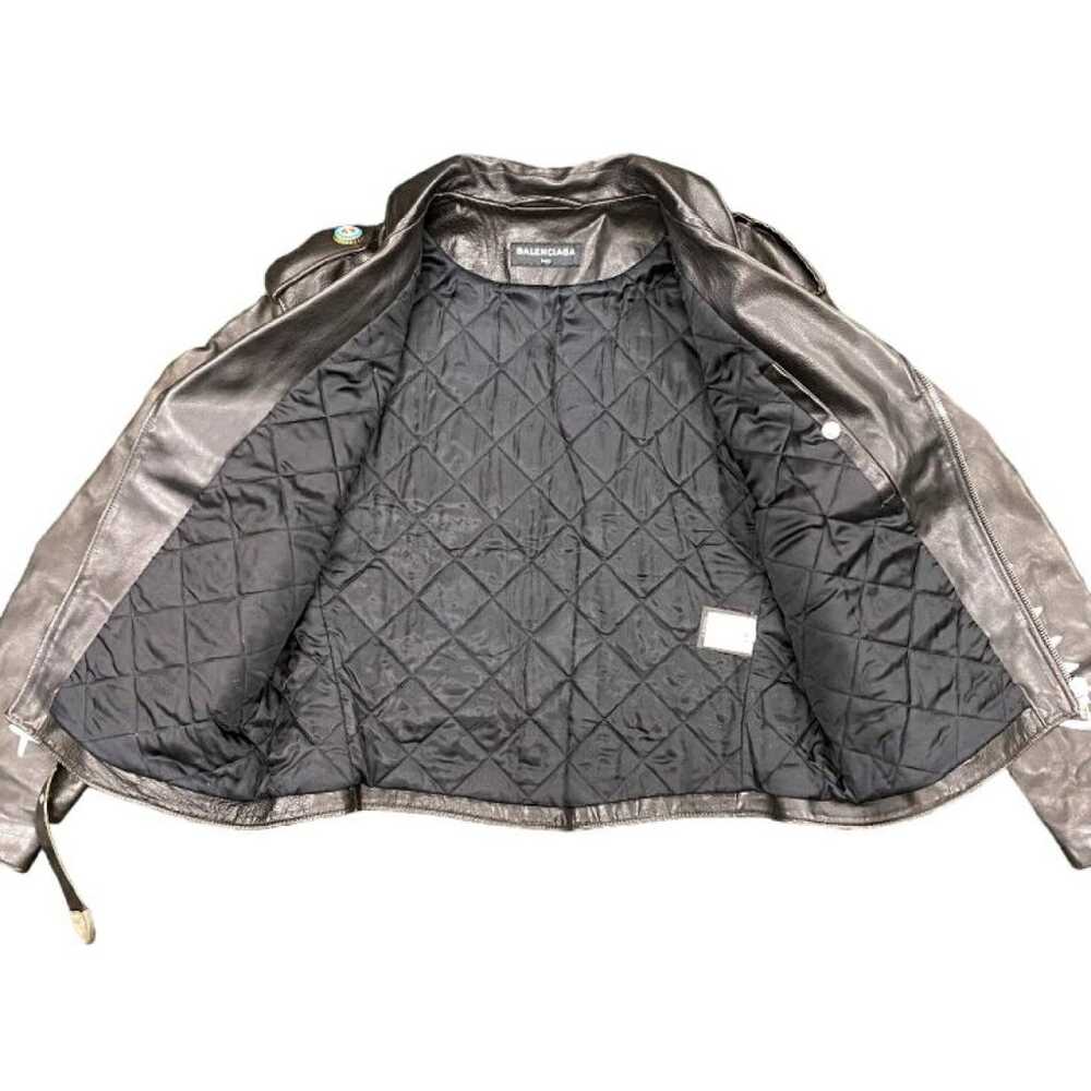 Balenciaga Leather jacket - image 5