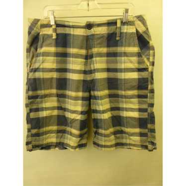 Nautica NAUTICA Jeans Co blue white plaid check s… - image 1