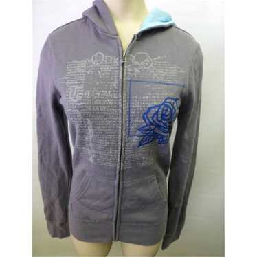 Hurley womens Hurley gray zip up HOODIE SWEATSHIR… - image 1