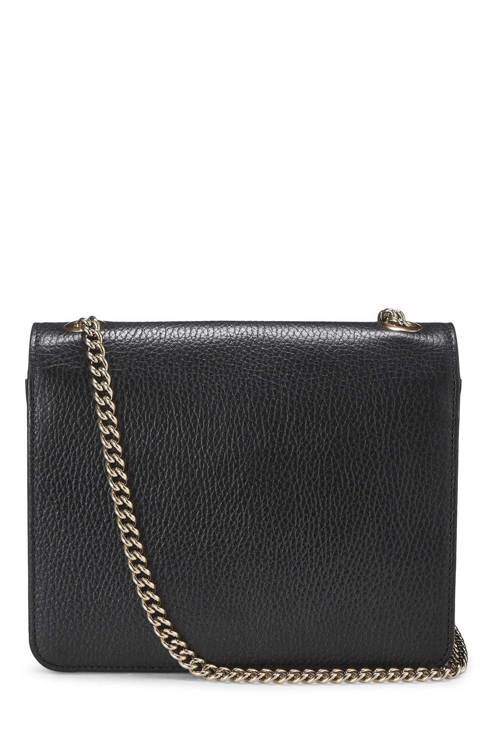 Black Leather Interlocking Crossbody - image 4