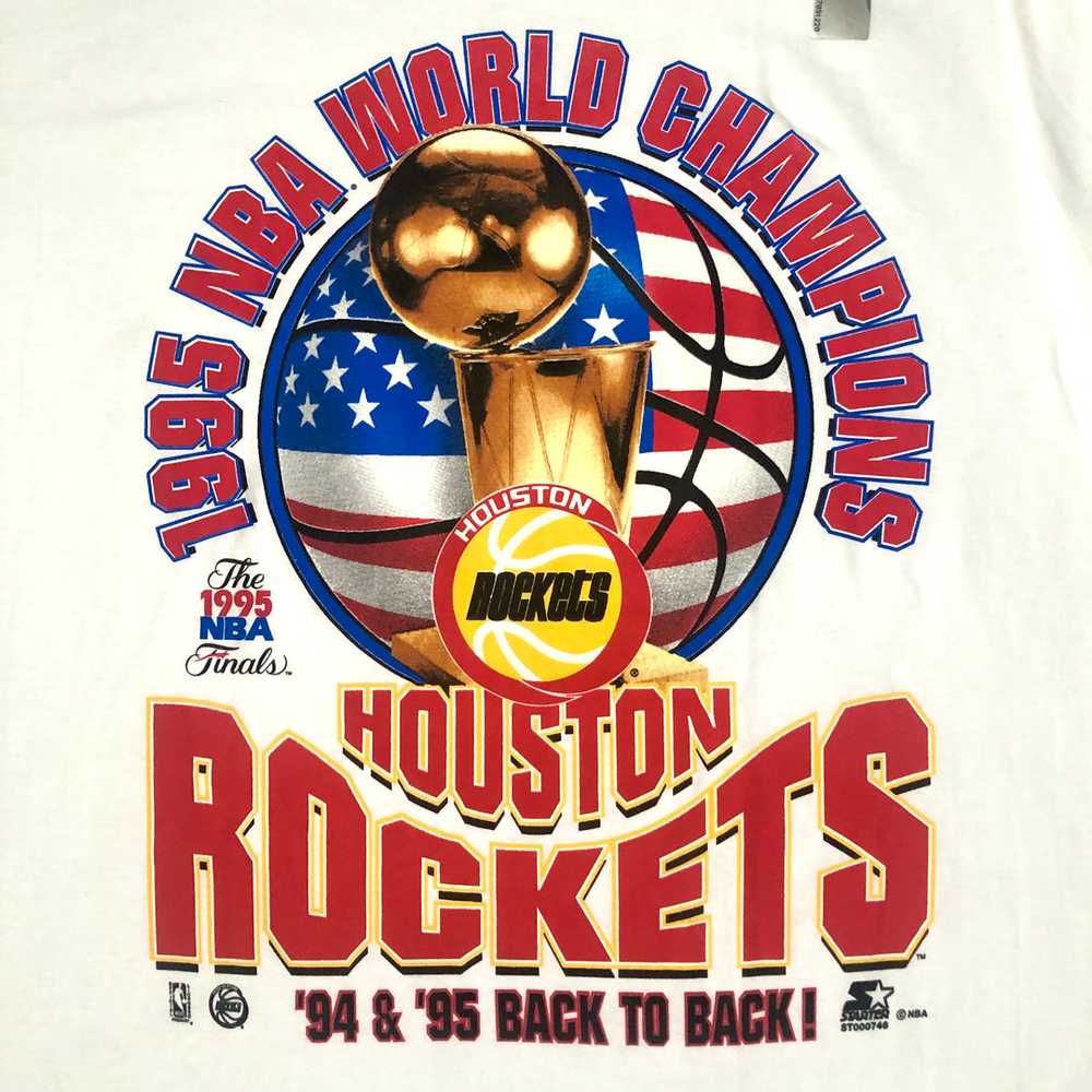 Vintage Deadstock NWOT 1994 NBA Champions Houston… - image 2