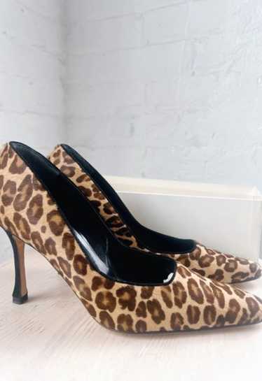 leopard Manolo Blahnik heels