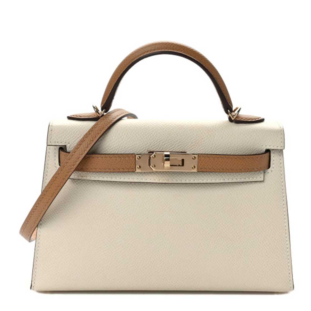 HERMES Epsom Horseshoe Mini Kelly Sellier 20 Crai… - image 1