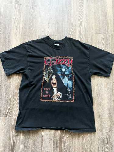 Vintage order 2000s Y2K Ozzy Osbourne Ozz Fest Double Sided Tee Shirt Size L/XL