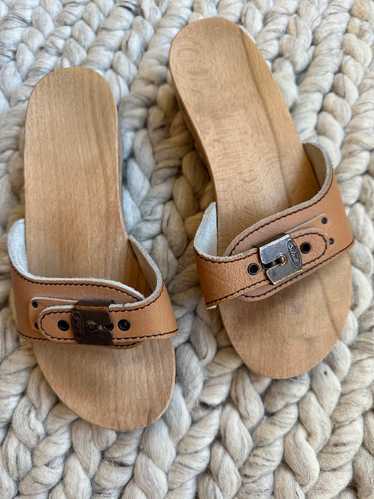 Scholl 1970s Wooden Clog Exercise Sandal (6) | Use