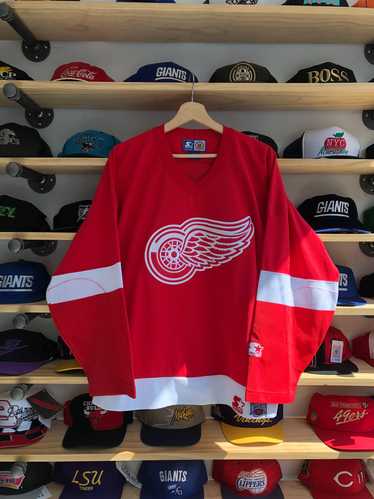 Vintage Starter Detroit Red Wings Blank Jersey Siz