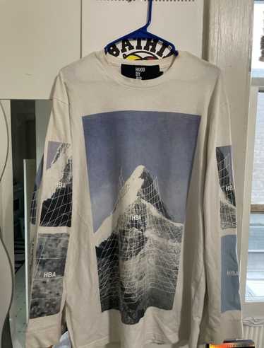 Hood By Air Digital mountain grid LS