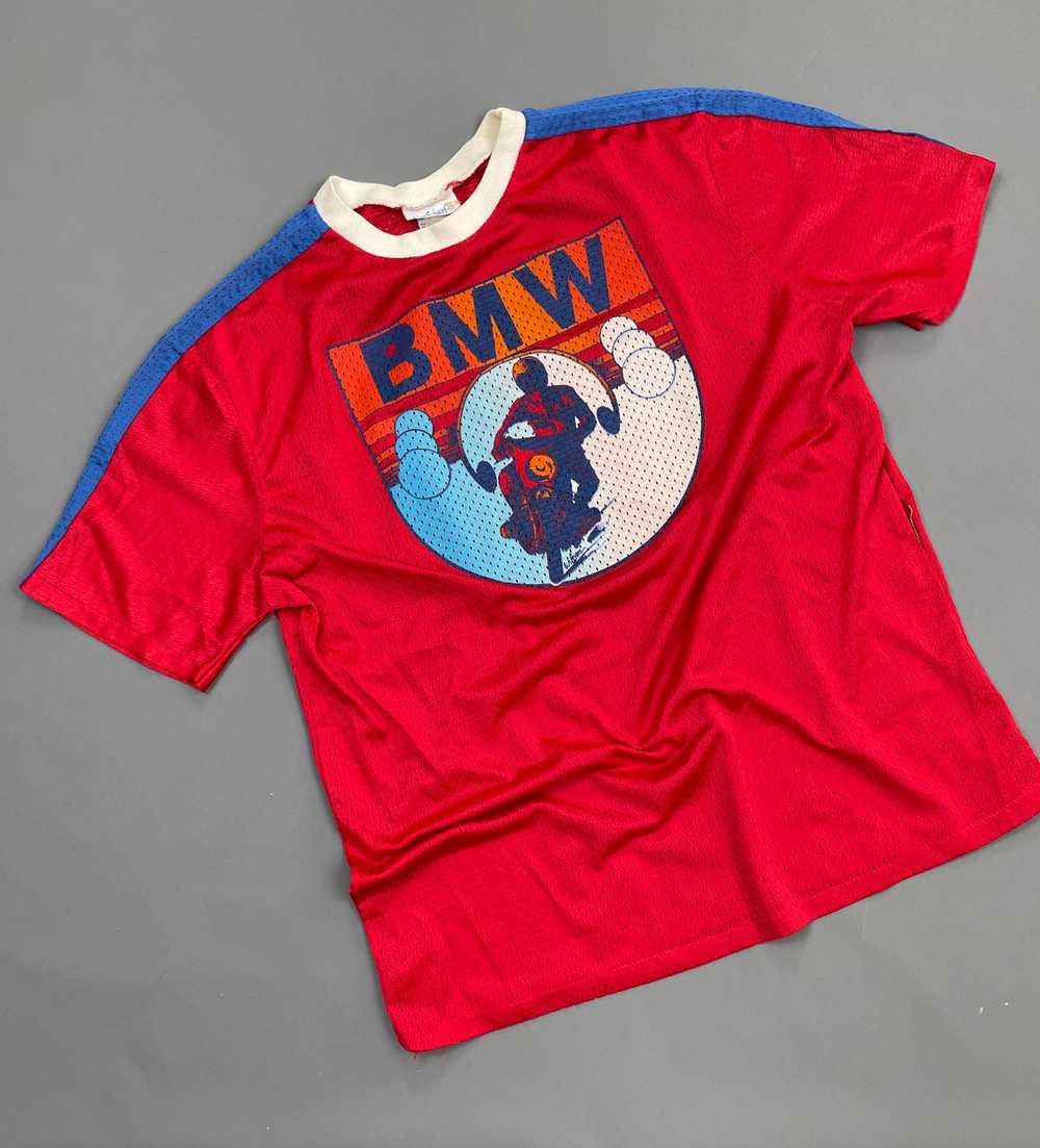 RETRO MESH BMW MOTORCROSS GRAPHIC SHIRT - image 11