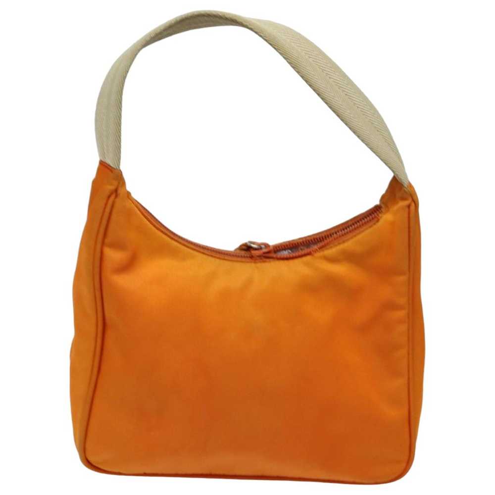 Prada PRADA Hand Bag Nylon Orange Auth 82882 - image 2