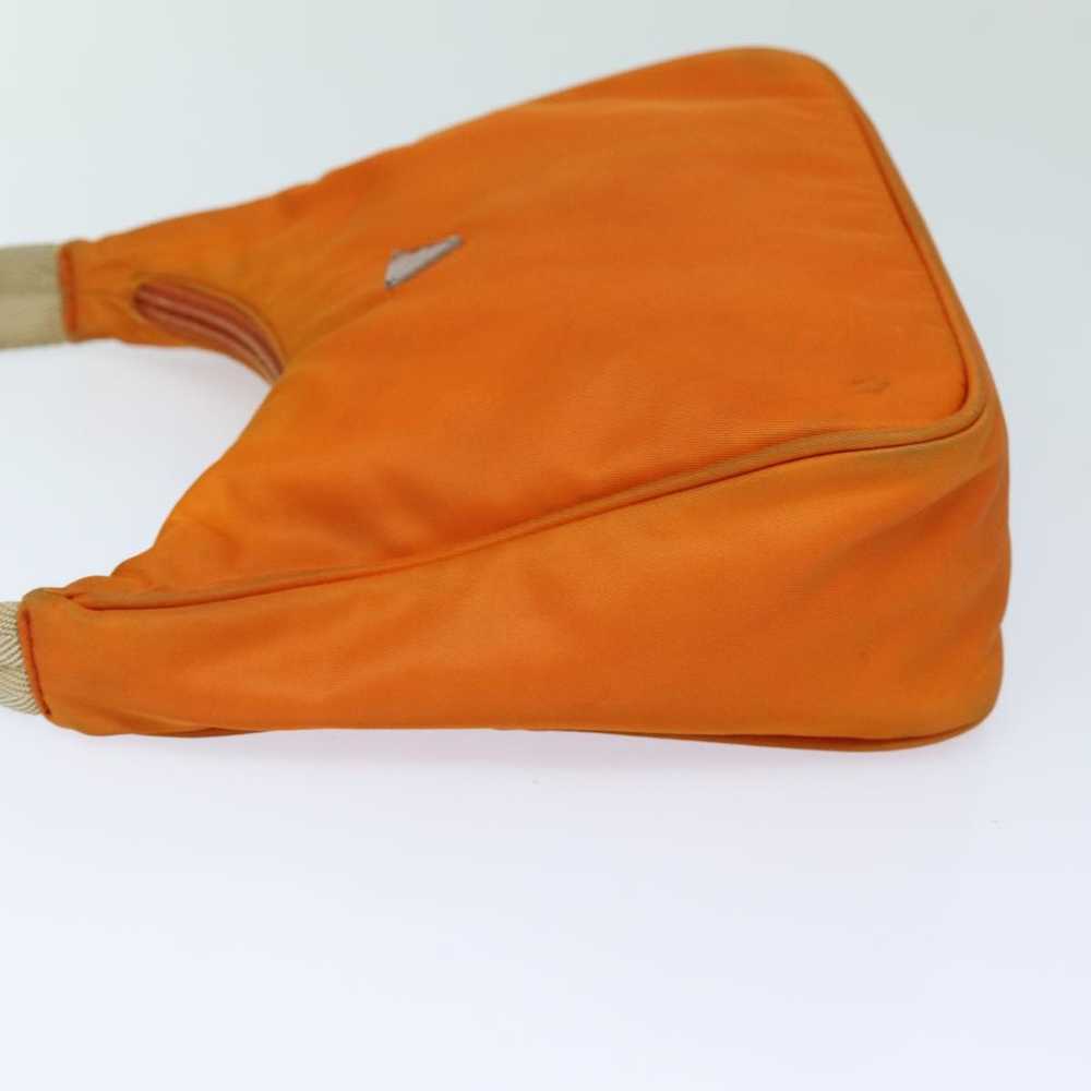 Prada PRADA Hand Bag Nylon Orange Auth 82882 - image 4