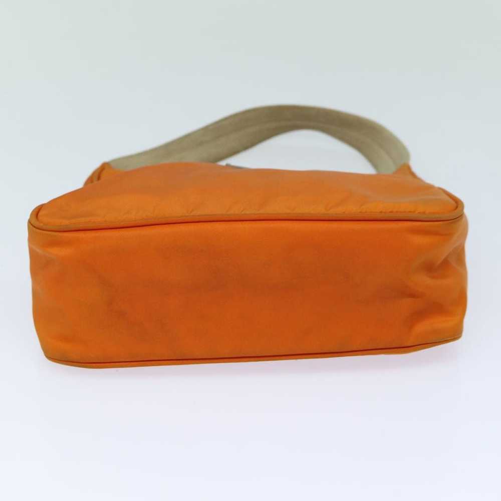 Prada PRADA Hand Bag Nylon Orange Auth 82882 - image 5