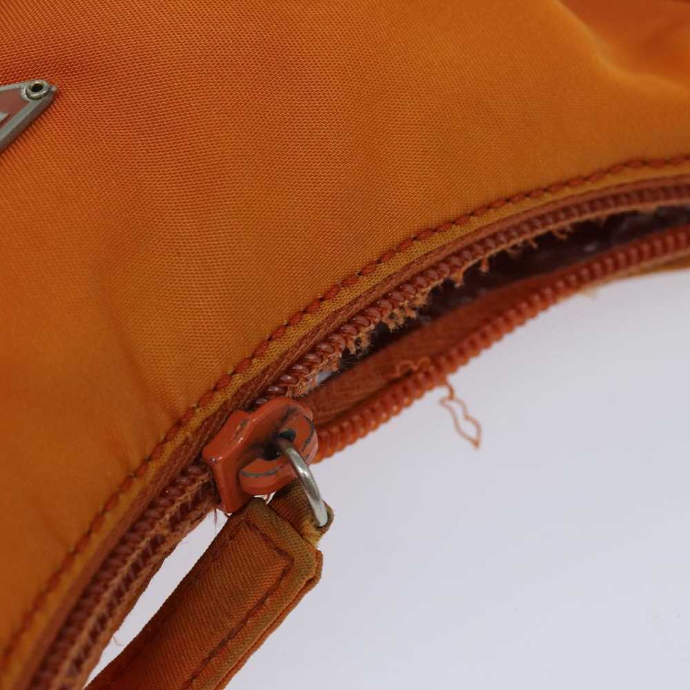 Prada PRADA Hand Bag Nylon Orange Auth 82882 - image 7