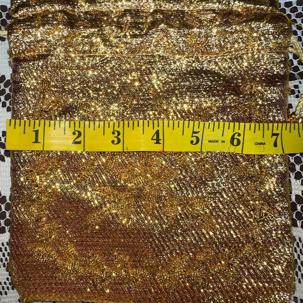 Pristine Vintage 1950s Gold Hong Kong Hand Beaded… - image 8