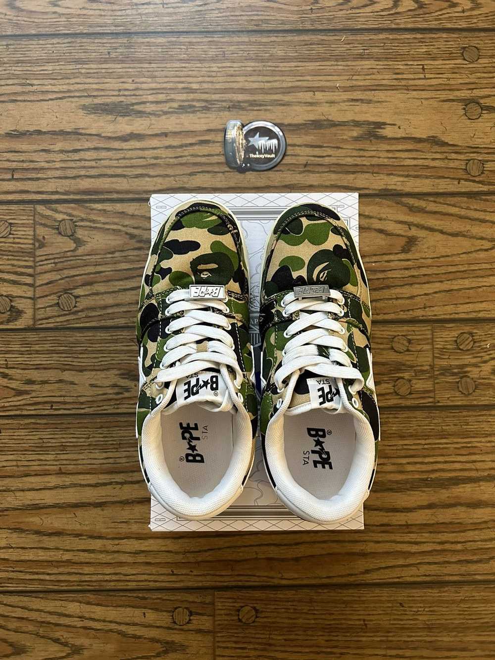 Bape Bape Green ABC Camo Bapestas - image 3