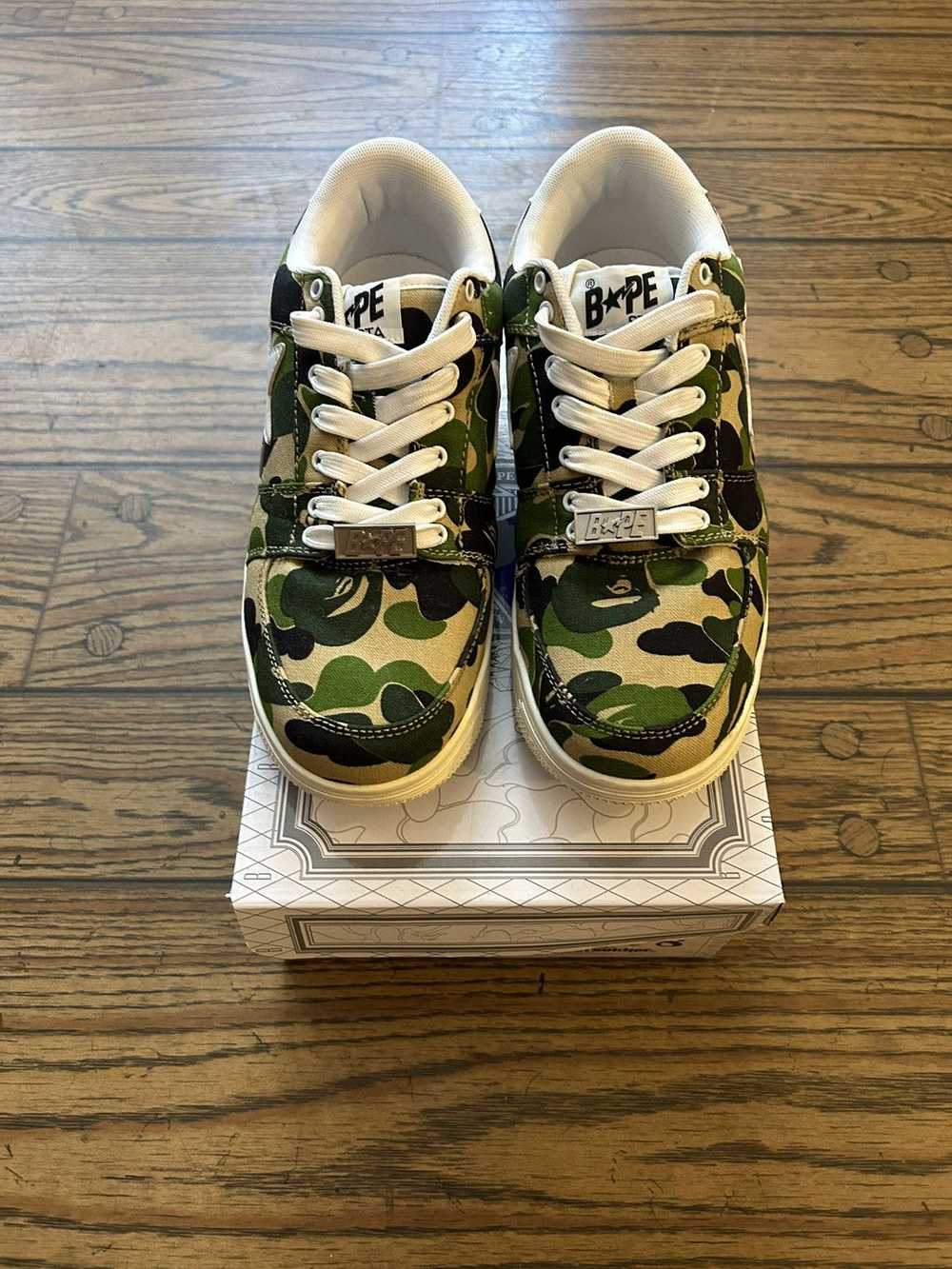 Bape Bape Green ABC Camo Bapestas - image 5