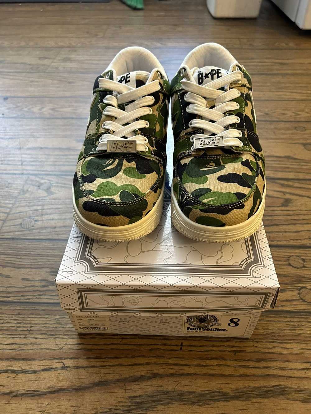 Bape Bape Green ABC Camo Bapestas - image 6