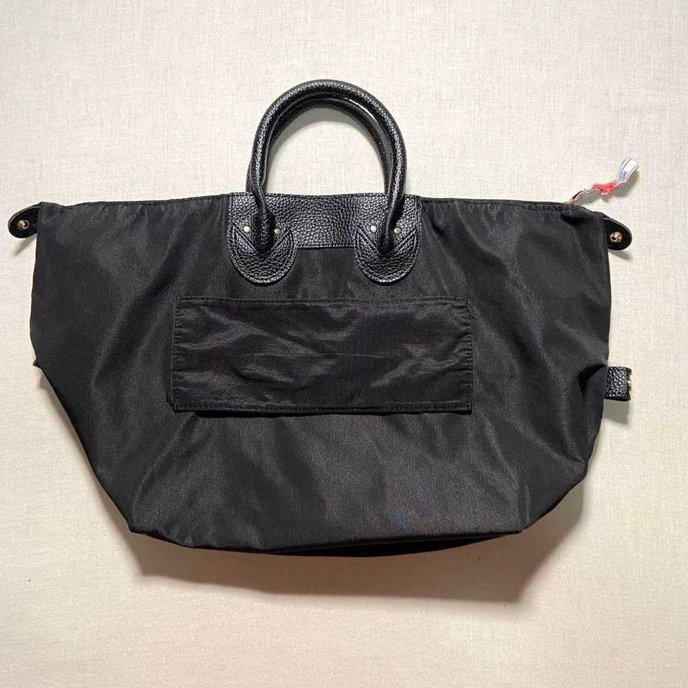 Young & Olsen handbag wrinkled leather black. - image 2