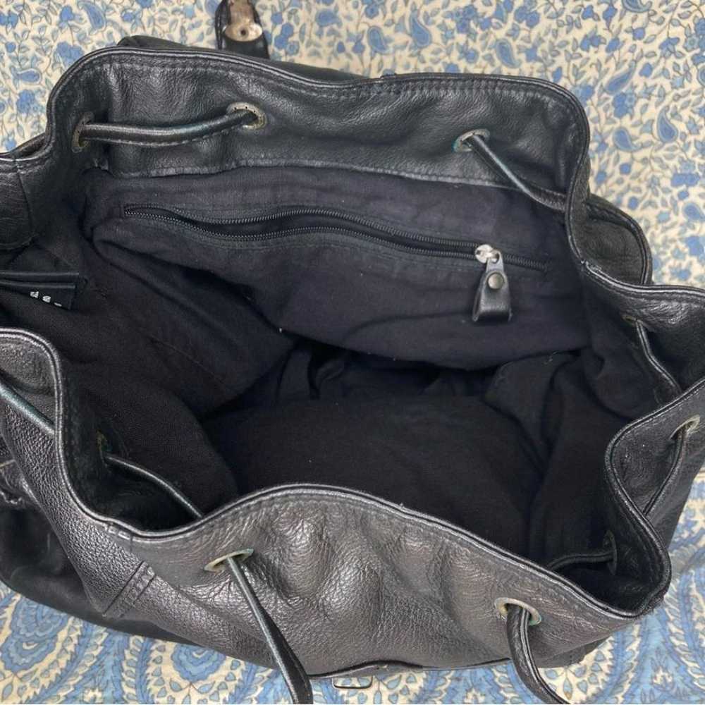 Eddie Bauer VTG leather backpack - image 2