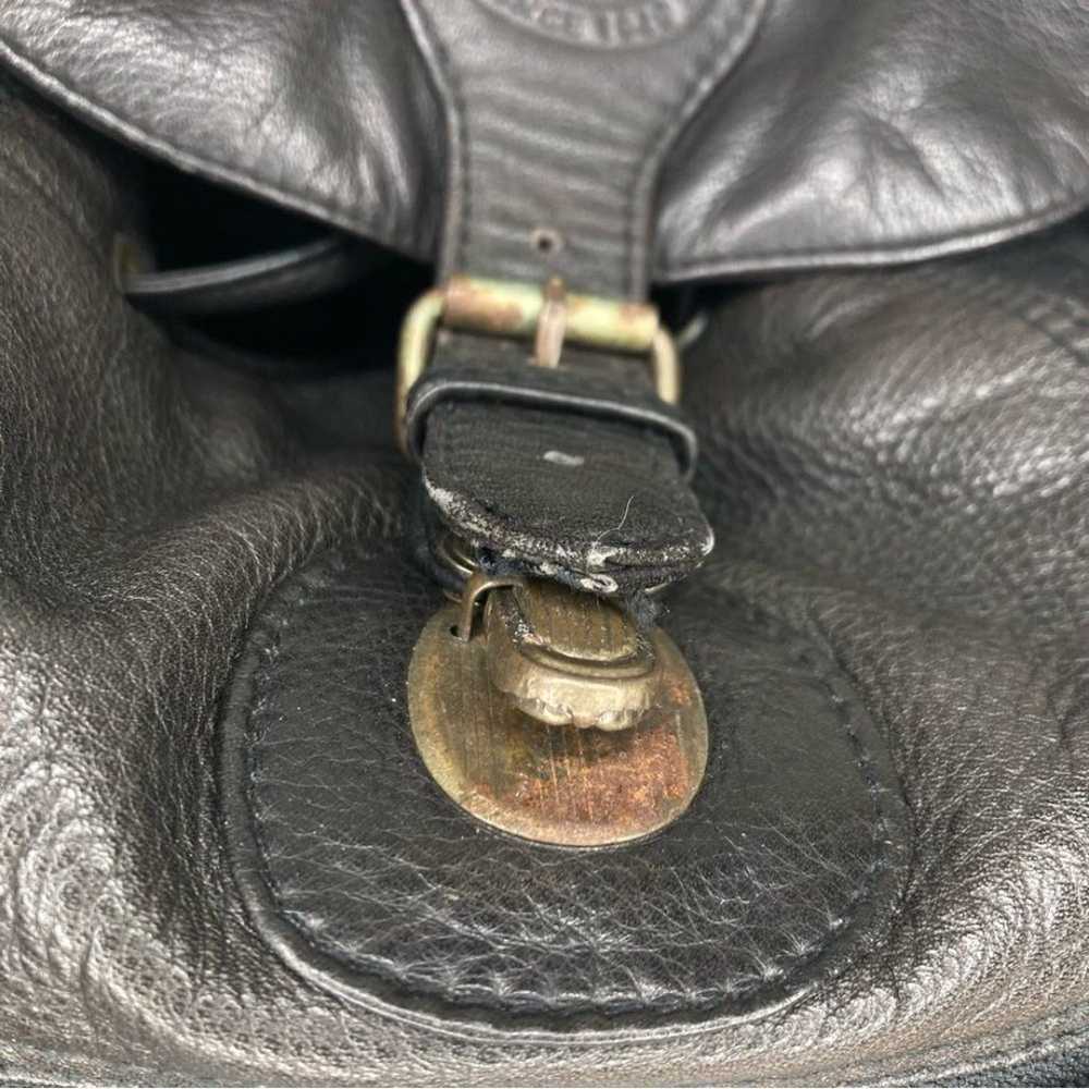 Eddie Bauer VTG leather backpack - image 7