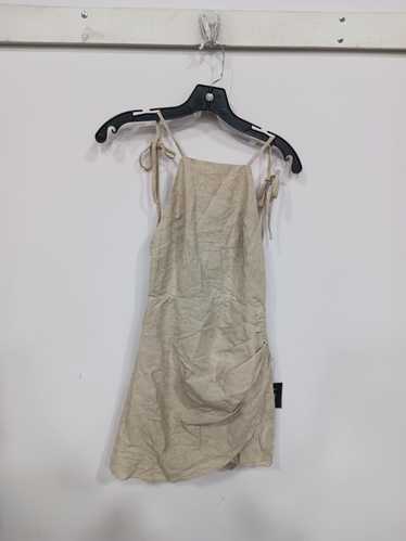 Lulus Lulu's Beige Open Back Tank Style Dress Size