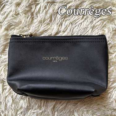 Courreges mini pouch black cosmetics pouch access… - image 1