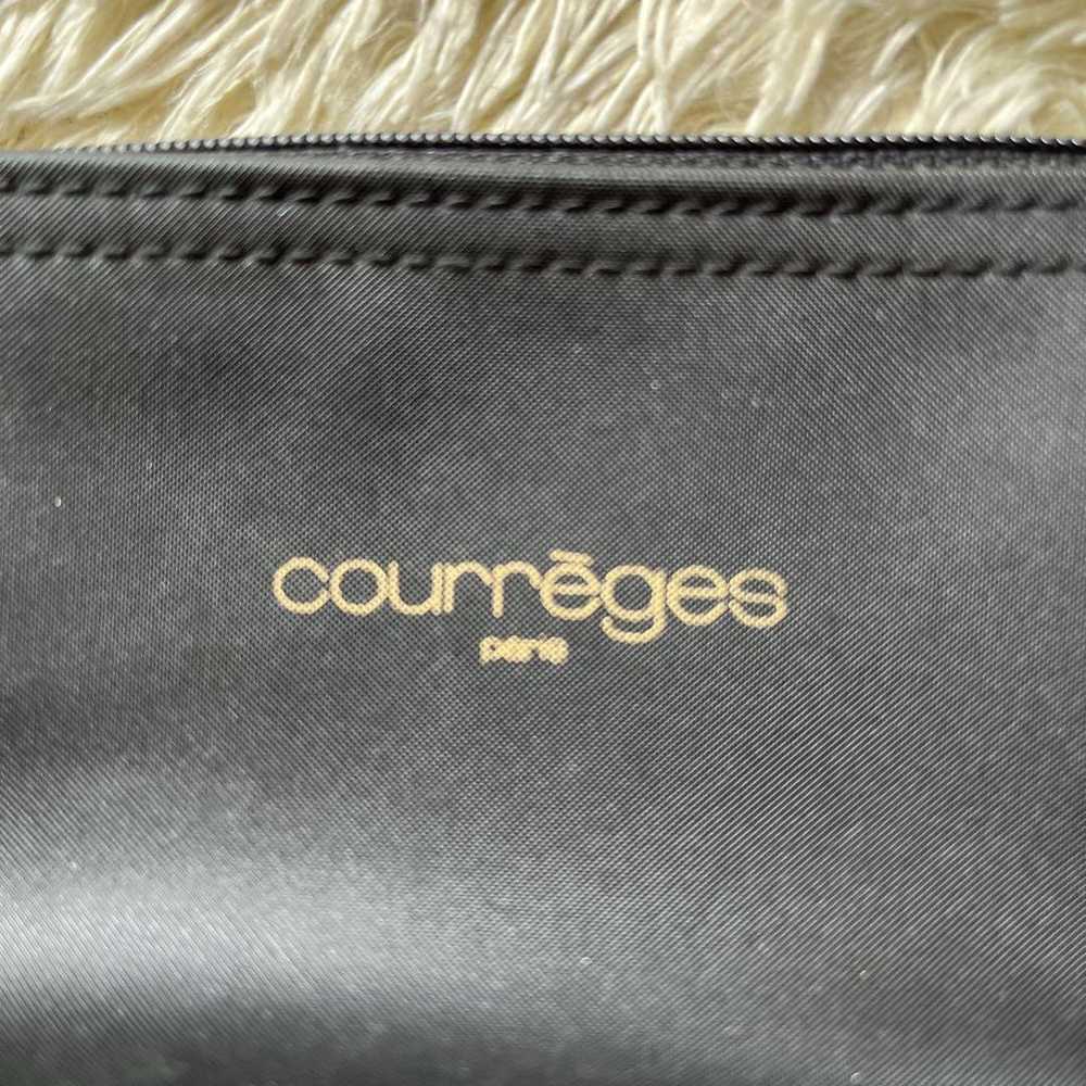 Courreges mini pouch black cosmetics pouch access… - image 3