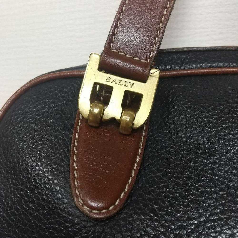 BALLY Handbag Shoulder Bag Gold Logo - image 2