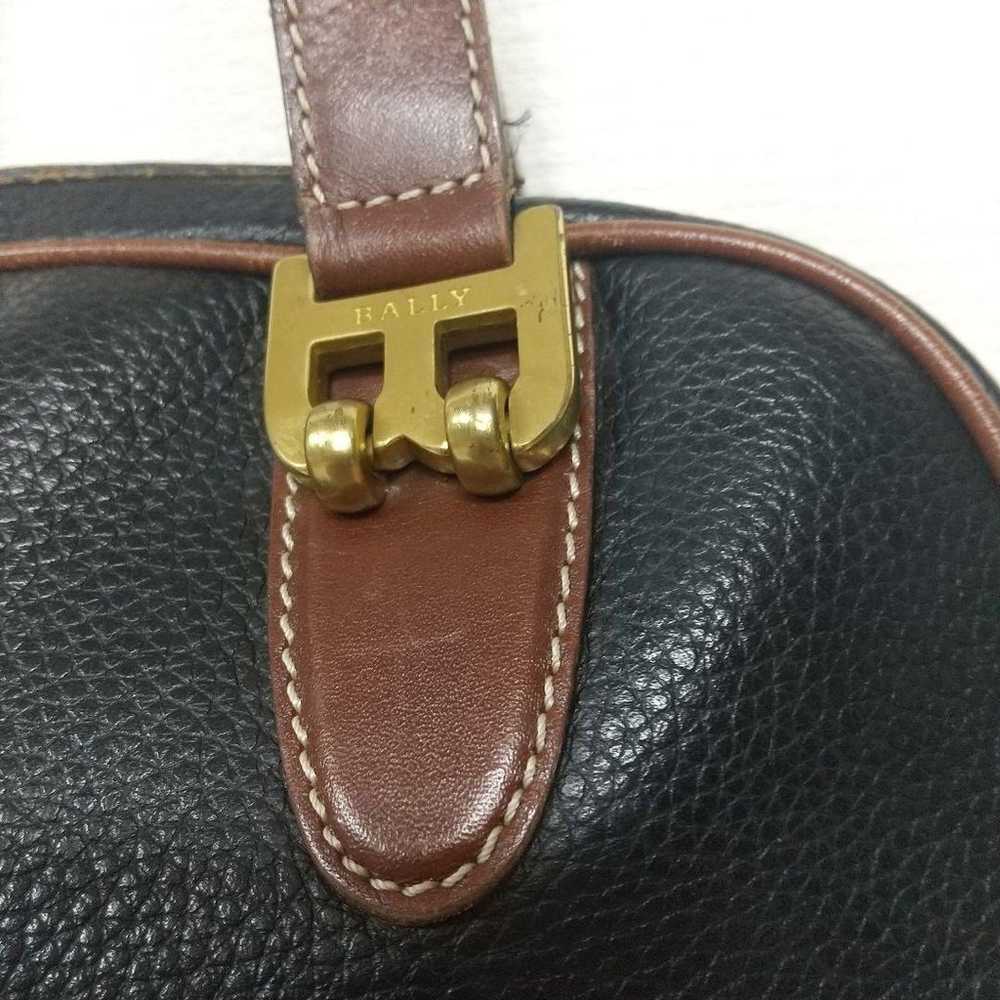 BALLY Handbag Shoulder Bag Gold Logo - image 3