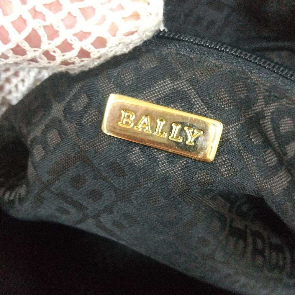 BALLY Handbag Shoulder Bag Gold Logo - image 4