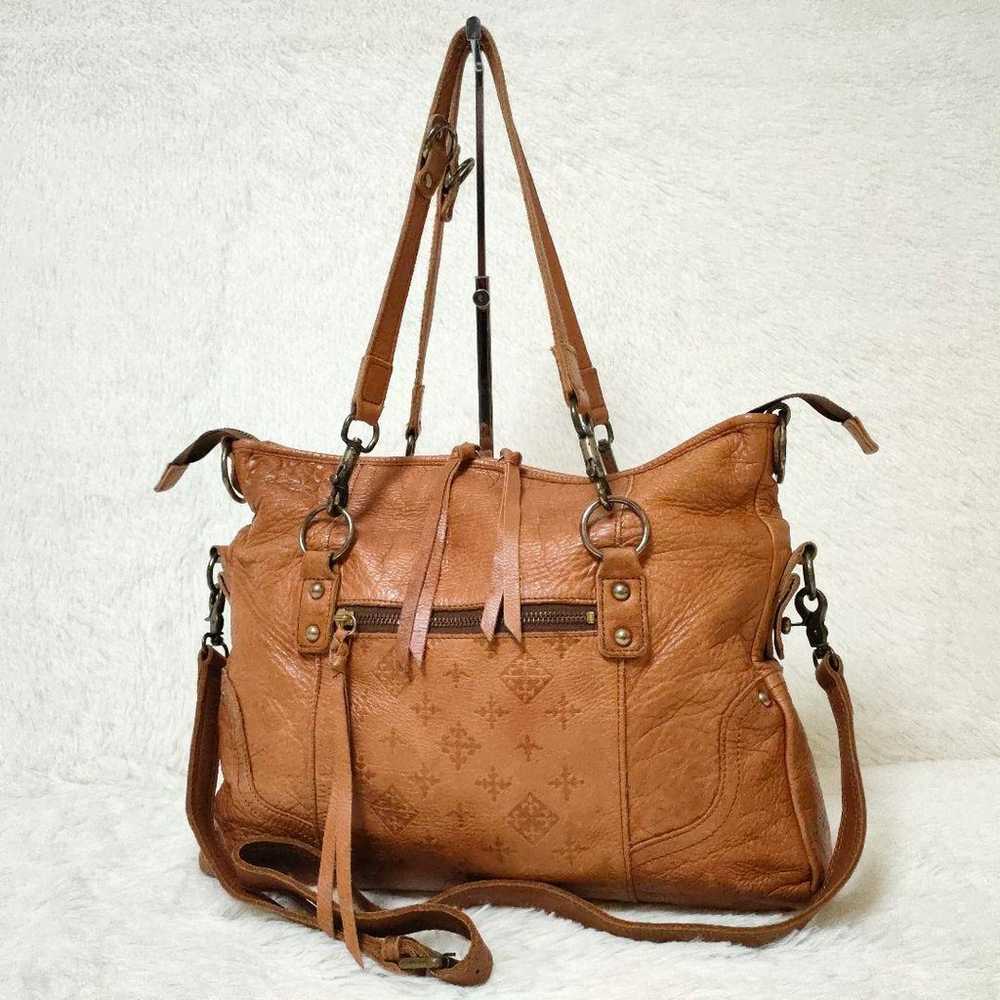 【russet☆Tote Bag】2WAY Shoulder Bag All Leather A4… - image 3