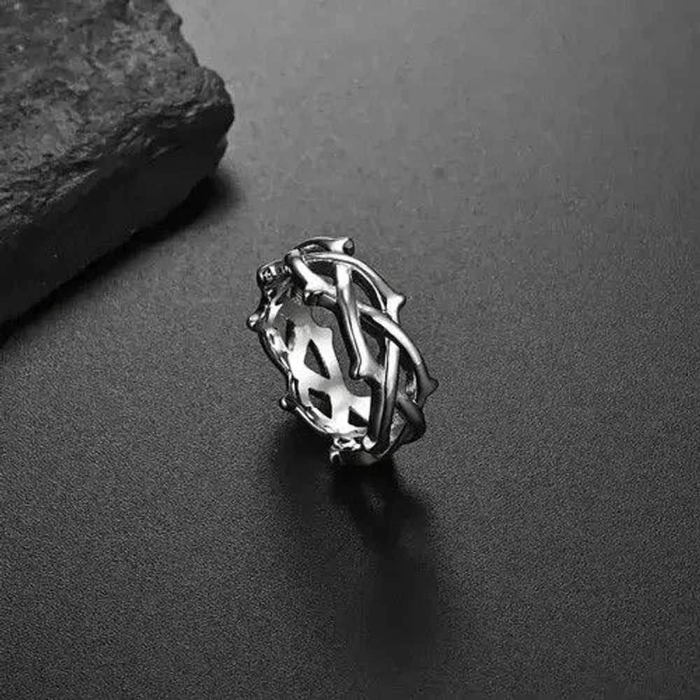 Jewelry × Streetwear × Vintage Tribal Thorns Ring… - image 1