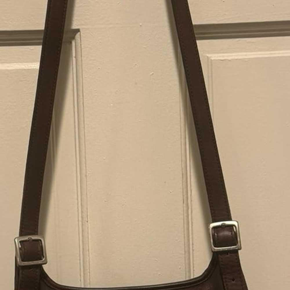 Pre-Loved Vintage COACH Brown Small Hippie Flap - image 2