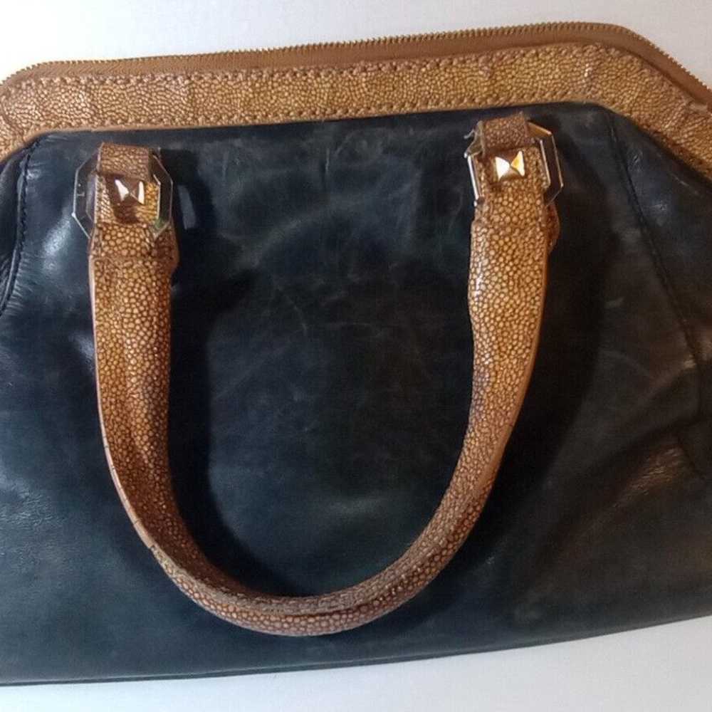 Henri Bendel New York Vintage Leather Hand Bag - image 5