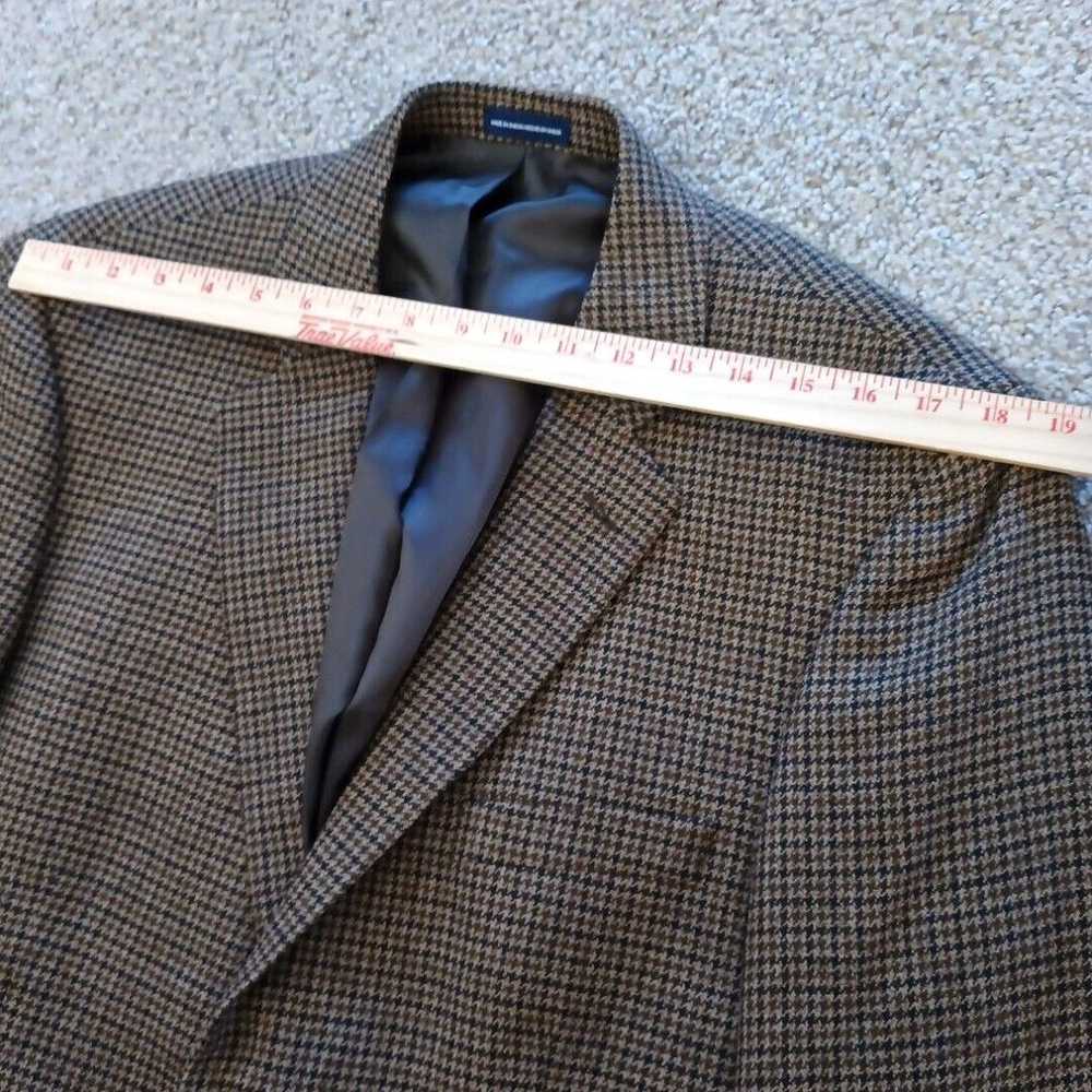 Stafford Stafford Blazer Mens 42 Short Brown Blac… - image 2