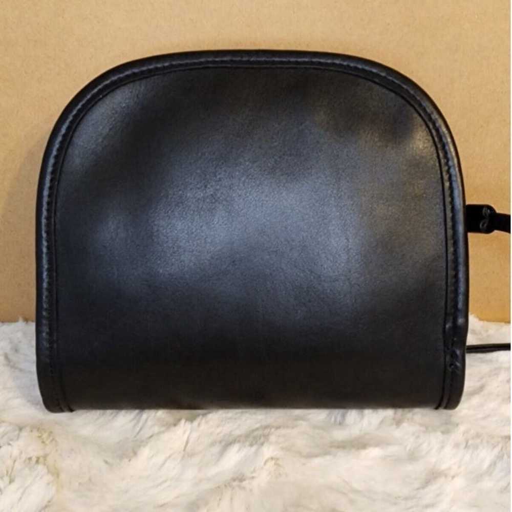 Vintage Coach Black Leather Abbie Crossbody Bag E… - image 3